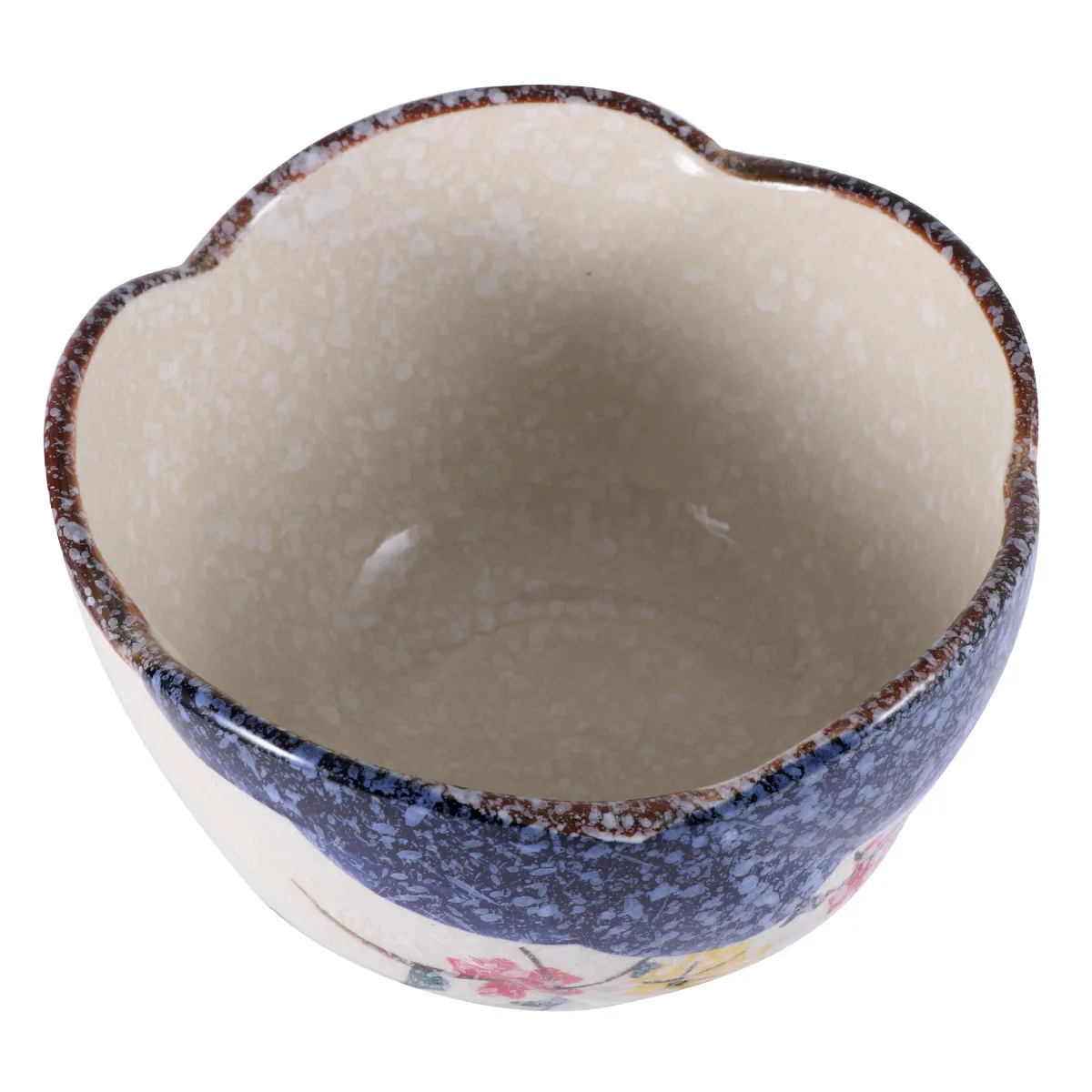 

Lotus Ceramic Bowl Exquisite Design Sweet Color Multi-Function Premium Quality Suitable for Rice Salad Noodles Cereal Everyday