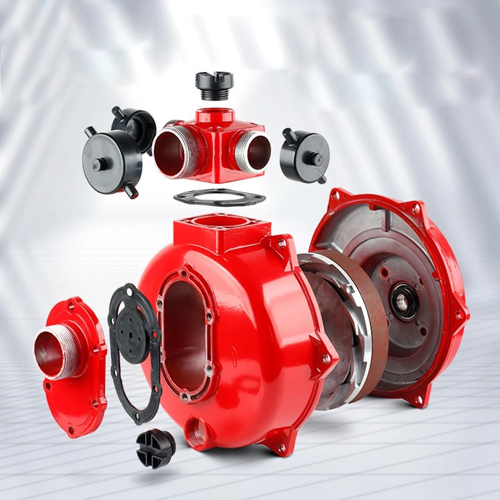 

2 Inch Ample Power Water Pump Agriculture Pulley Pump Need Assemble According to Video Only Pump Body