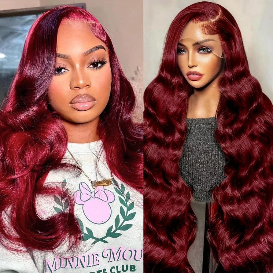 99J Burgundy 13X6 H…