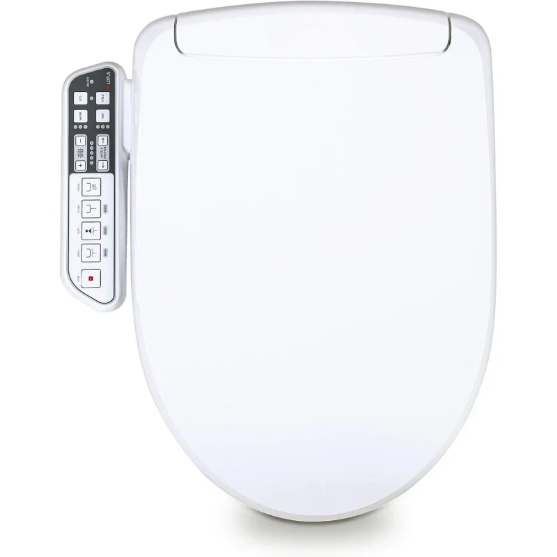 

Smart Bidet ATS-500 Electronic Heated Toilet Seat, Temperature Controlled Wash, Warm Air Dryer, Easy DIY Installation