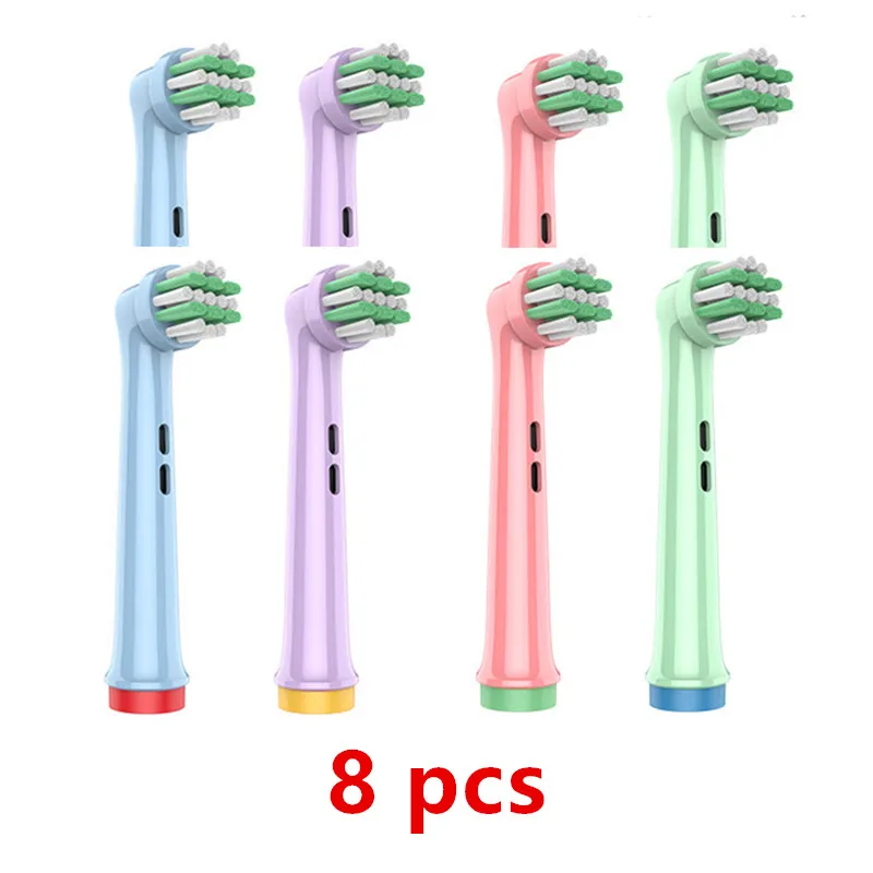 4/8Pcs Children Electric Toothbrush Head For Oral B Electric Toothbrush Replacement Brush Heads Tooth Brush Hygiene Clean Brus