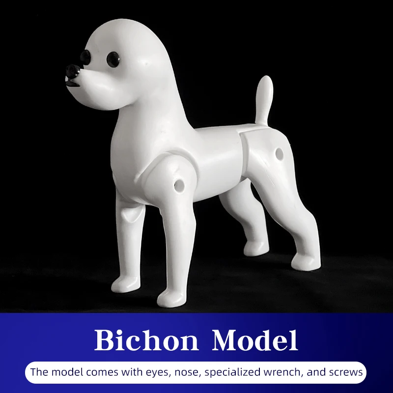標準的なビションペットシミュレーションモデル犬の毛づくろい練習用偽