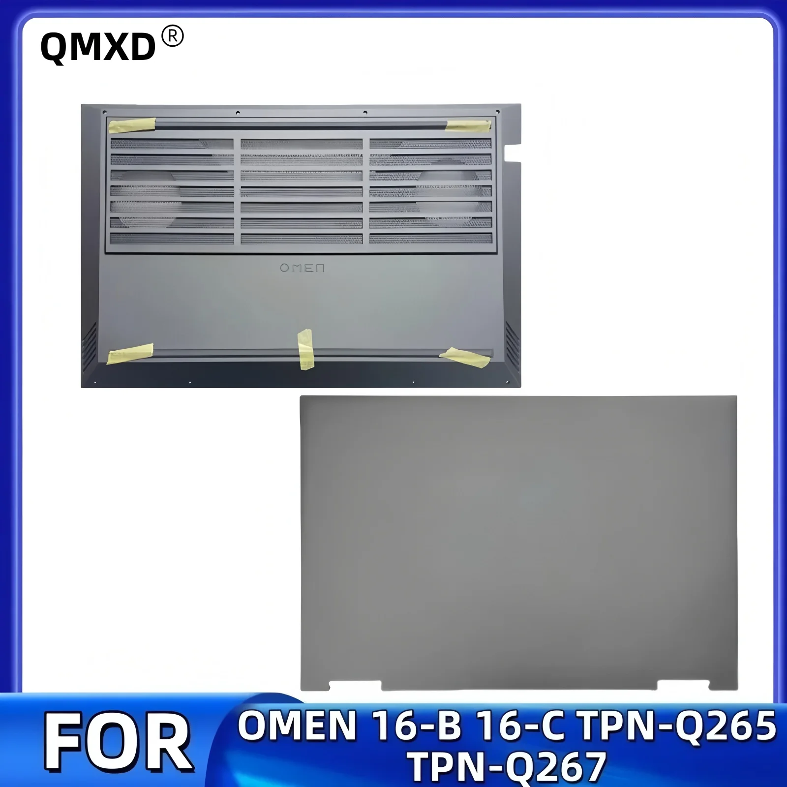 

QMXD®New For OMEN 16-B 16-C TPN-Q265 TPN-Q267 Laptop LCD Back/Cover Bottom Base Cover/ Laptop shell accessories