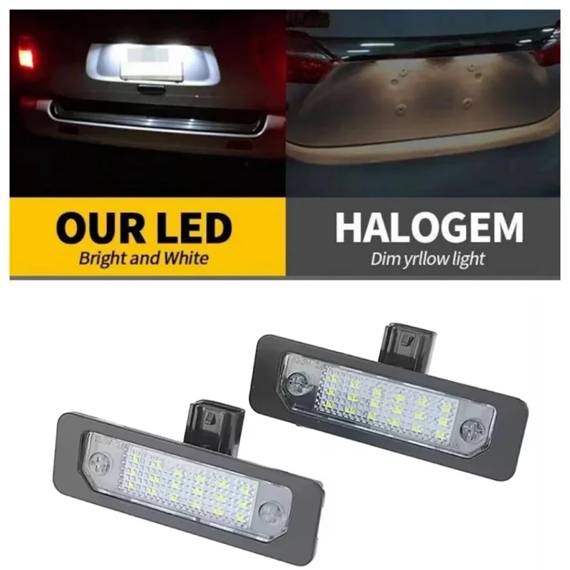 

LED Number Car License Plate Light Lamp For Ford Flex Taurus Mustang 2010-2013 2014 Focus Fusion Mercury sable Edge Car Light