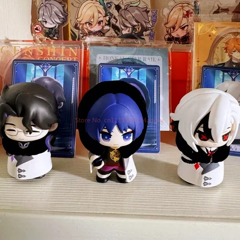 In Stock Genshin Impact Fatui Harbinger Blind Box Scaramouche The Wanderer Chibi Figure Pvc Anime Game Merchandise Toy Xmas Gift view 5