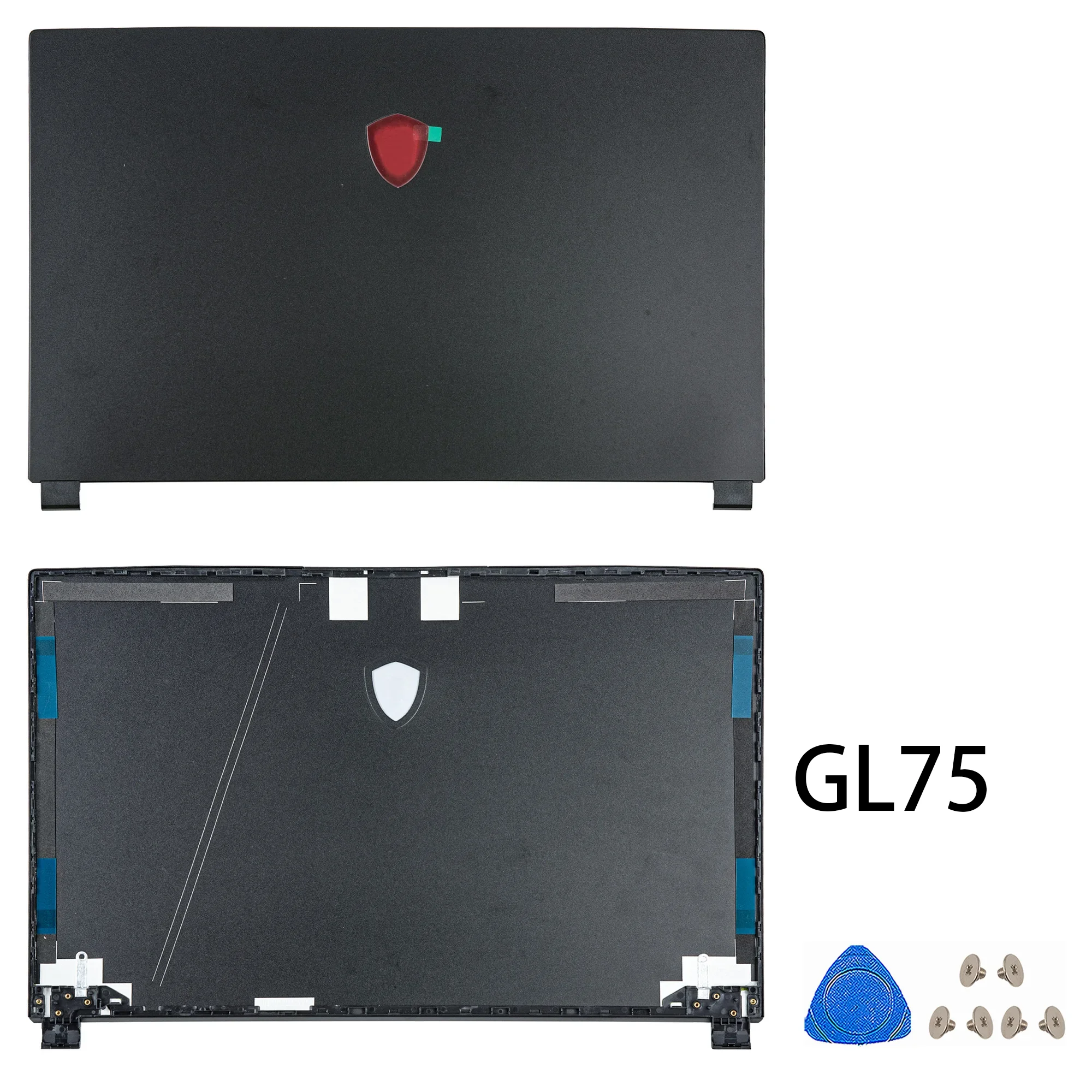Notebook Parts For MSI GE75 Raider 8RE GP75 GL75 MS-17E2 17E5 17E7 New LCD Back Cover Bezel Hinges Laptop Housing Replacement