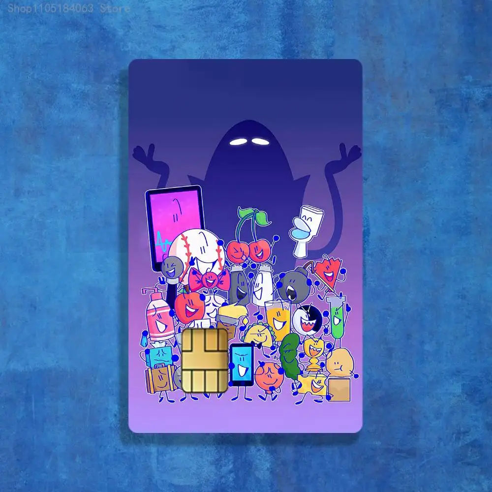 ملصقات I-Inanimate I-Insanity لخصم الائتمان وبطاقة شحن البنك وحافلة مترو ملصق مضاد للمياه لتزيين الملصقات