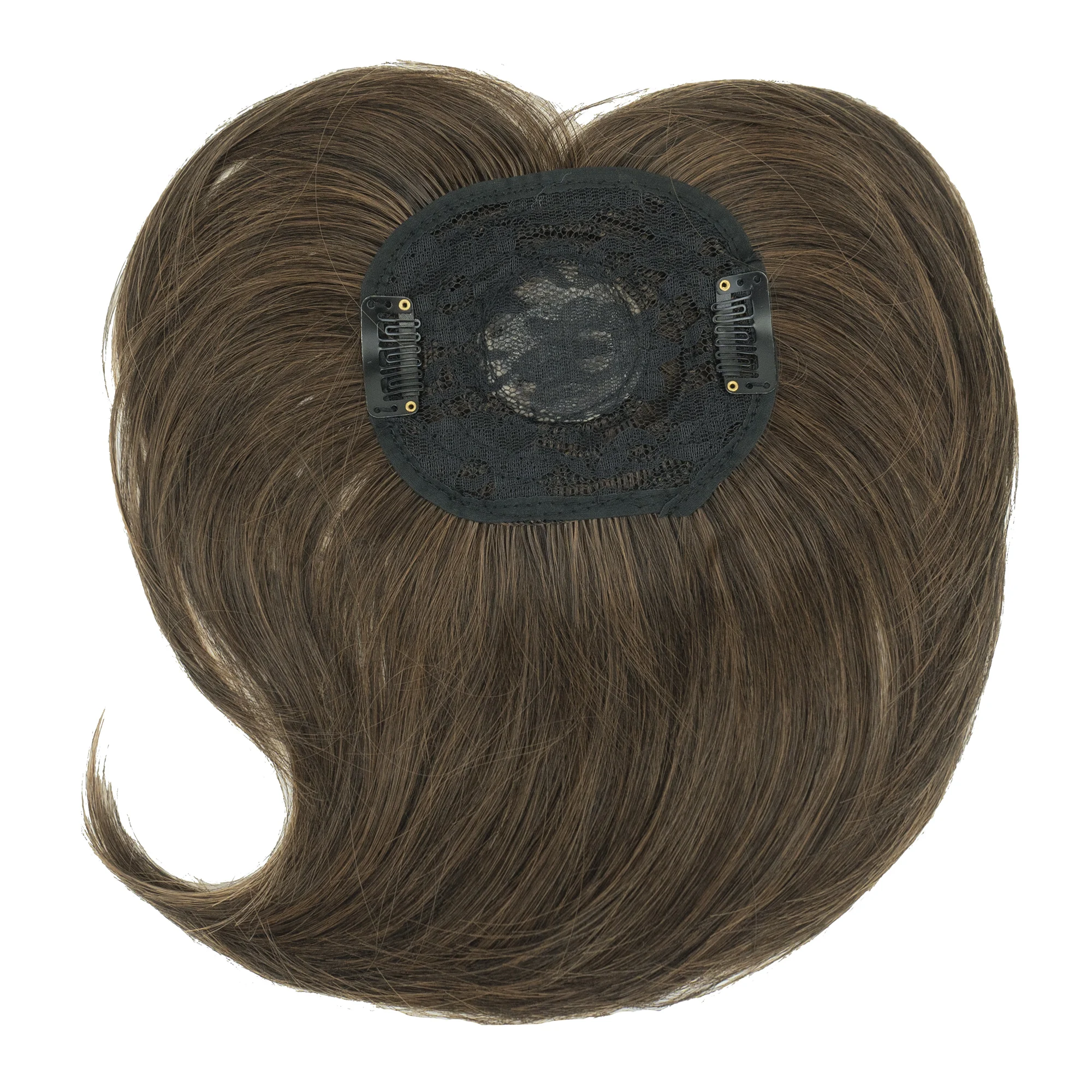 Synthetic Topper With Bangs Invisible Hair Toupee Hairpieces Top Hair Closures Hair Pieces