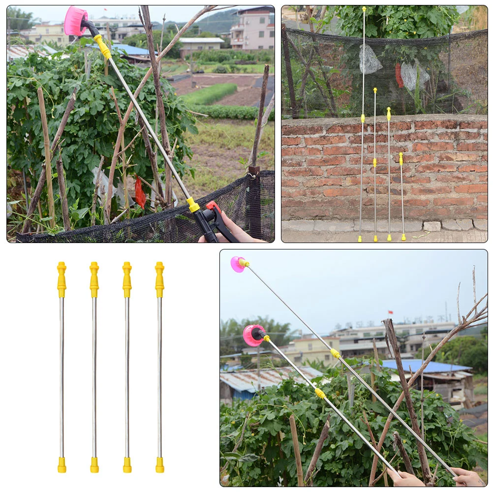 4 шт. садовые опрыскиватели для сельского хозяйства, удлинитель, длинный садовый стержень, запасная часть для полива, расширенная нержавеющая сталь