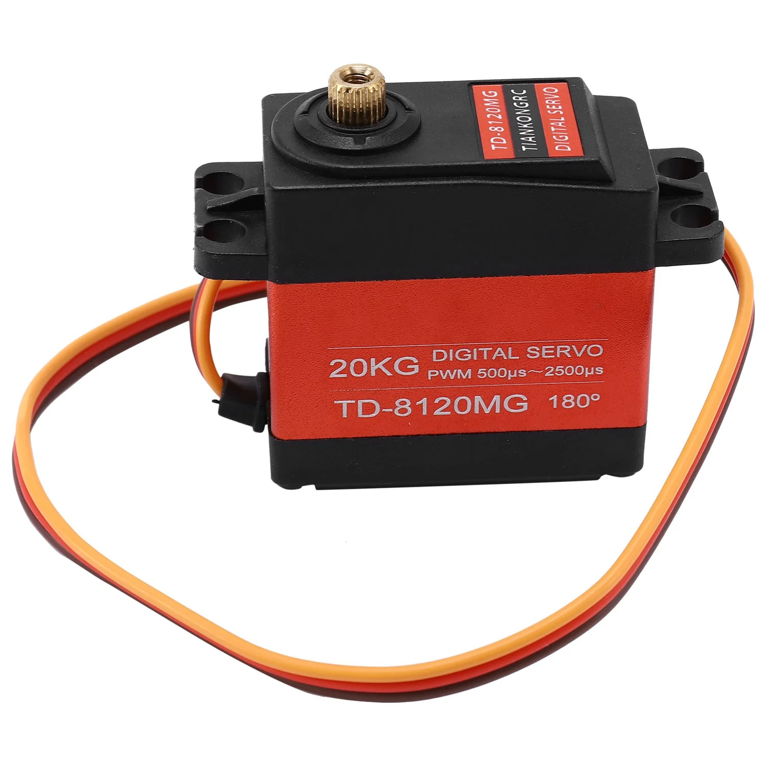 Td-8120Mg Waterproof Metal Gear Digital Servo With 20Kg High Torque 180Angle For Rc Remote Control Car Model Vehicle 20Kg Servo