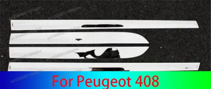 

Автомобильные аксессуары для Peugeot 408 2014-2019 отделка корпуса из нержавеющей стали для двери декоративные пластины Защита от царапин