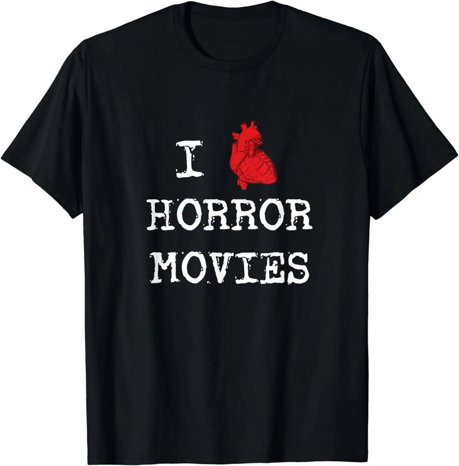 

NEW LIMITED I Love Horror Movies Cool Design Gift Idea Tee T-Shirt Size S-3XL