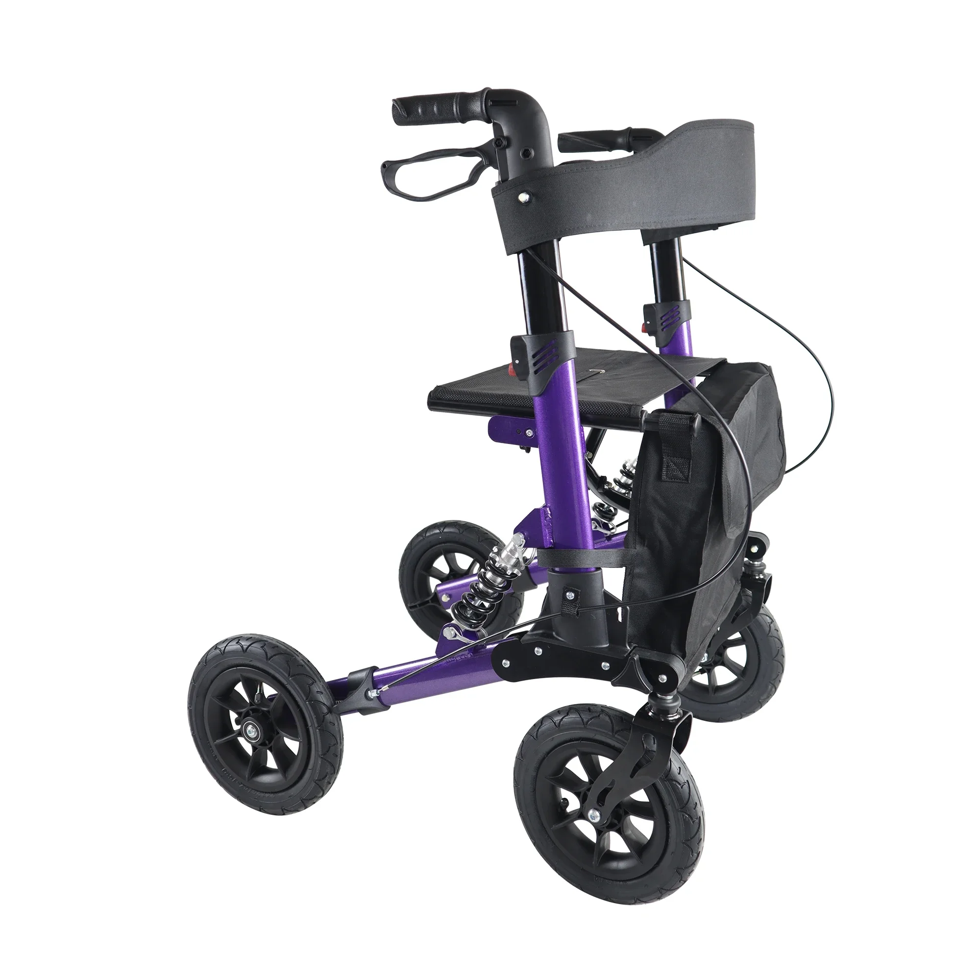Medical equipment foldable Walker Aluminium Light Weigh Rollator Walker