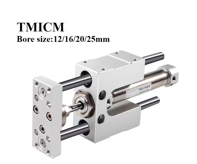 

AirTAC Type TMI TMIC With Double Rod Guide Frame Pneumatic Air Cylinder TMICM Bore 16/20/25mm