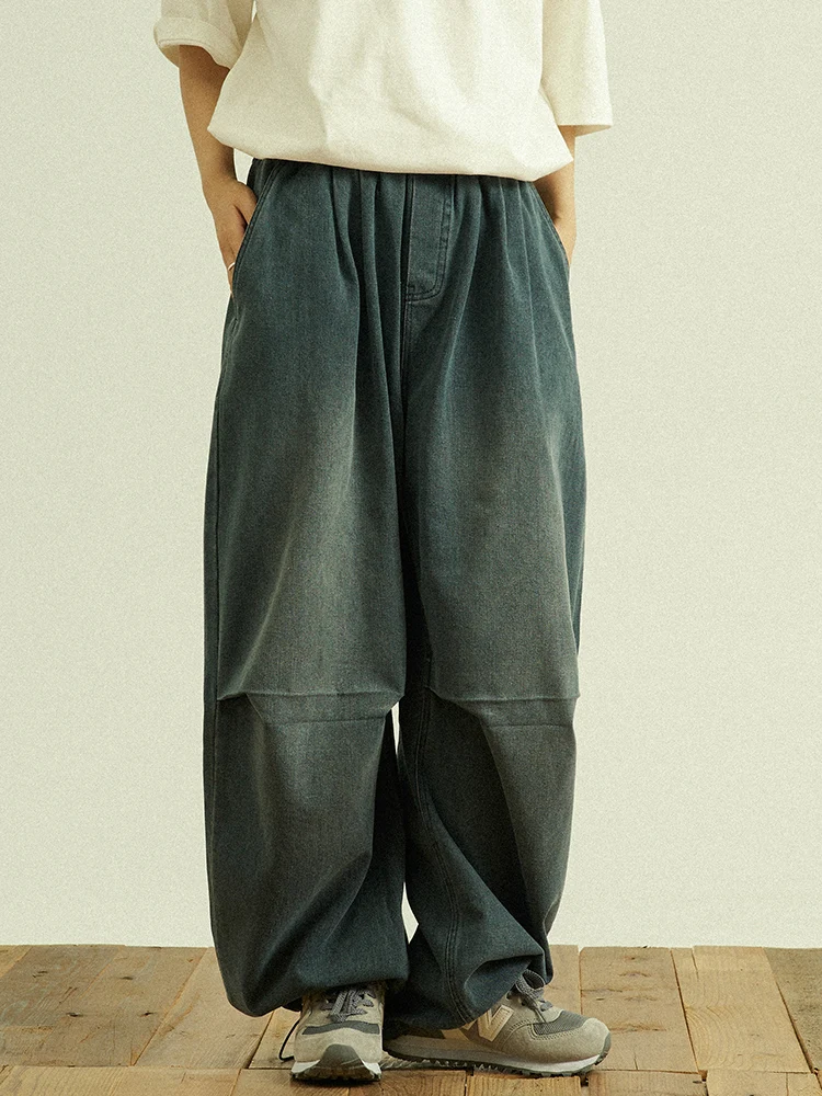 

Джинсы GoodNorth Vintage Waed свободного кроя, длиной в пол, повседневные, универсальные, длинные брюки, джинсовая ткань, осенние...