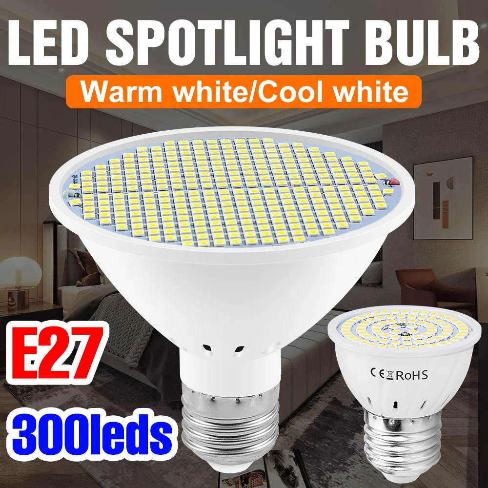 25W LED Light Bulb E27/E26 High Brightness Spotlights 220V Chandelier Study Kitchen Living Room Ceiling Lighting Cold/Warm White