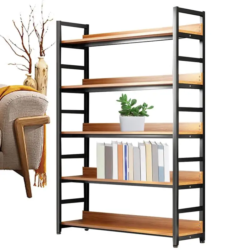 

Floor Bookshelf Standing Storage Rack Living Room Sundries Storage Cabinet Shelf Household Multi-layer Garage Storage Unit
