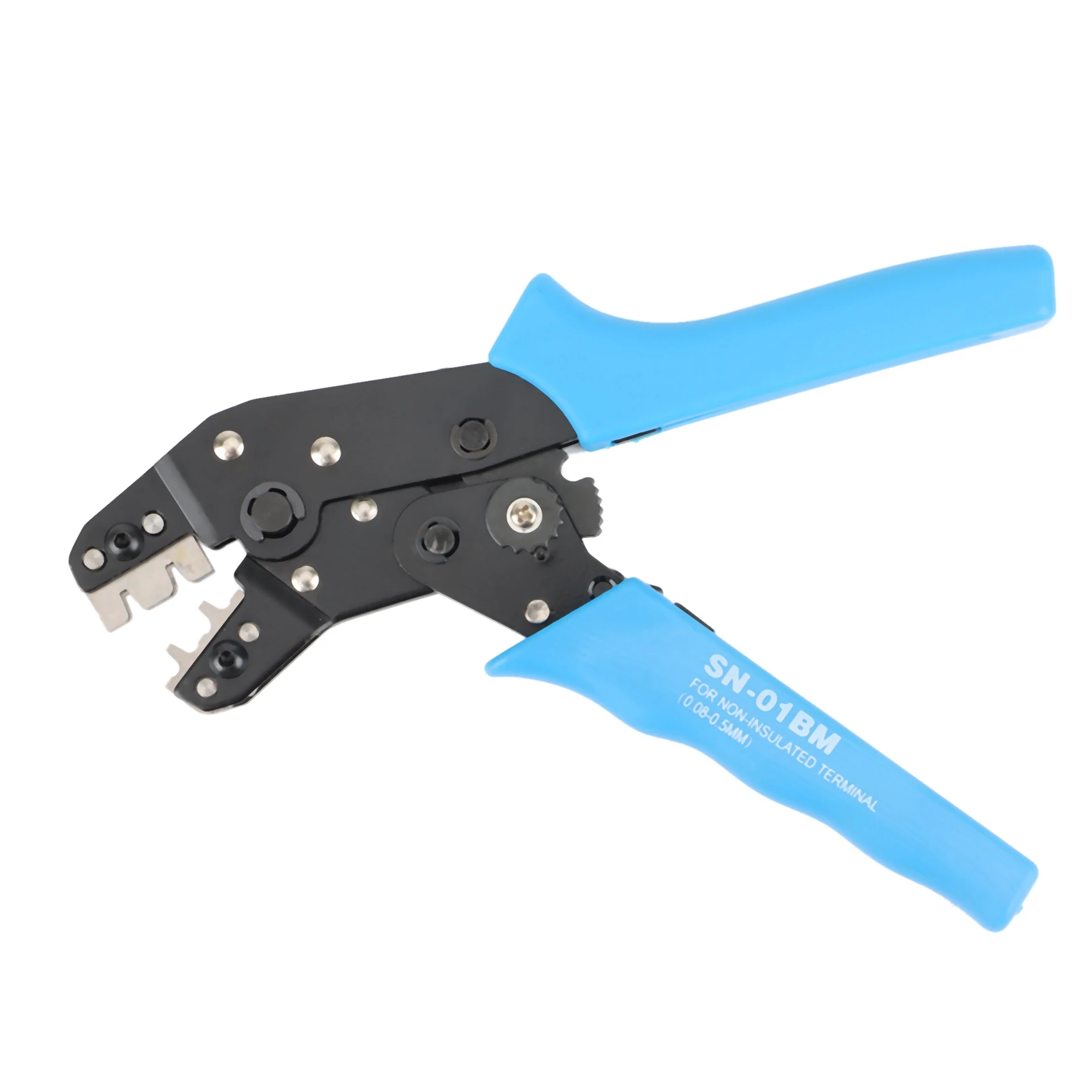 SN-01BM Terminal Crimping Pliers Multi-Purpose Crimping Pliers for Terminal Crimping Ratchet Press-Insertion SpringJAS