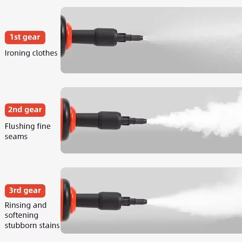 Portable Digital Display Steam Cleaner Handheld High Temp High Pressure Electric Steamer for Kitchen Bathroom Household Deep