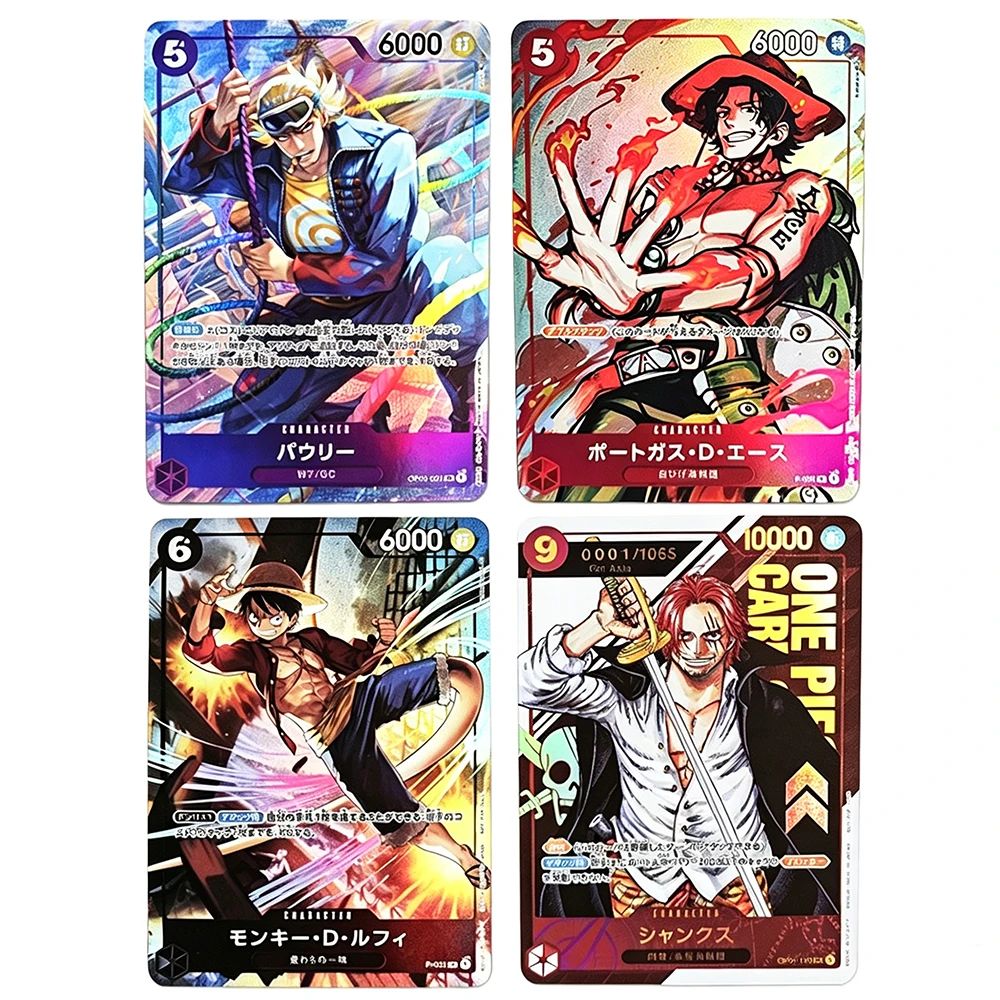 ONE PIECE OPCG Rare Exclusive Foil Game Anime Collection Cards Japanese-Luffy/Ace/Snake-Toys Hobbies Collectibles Boys Gifts
