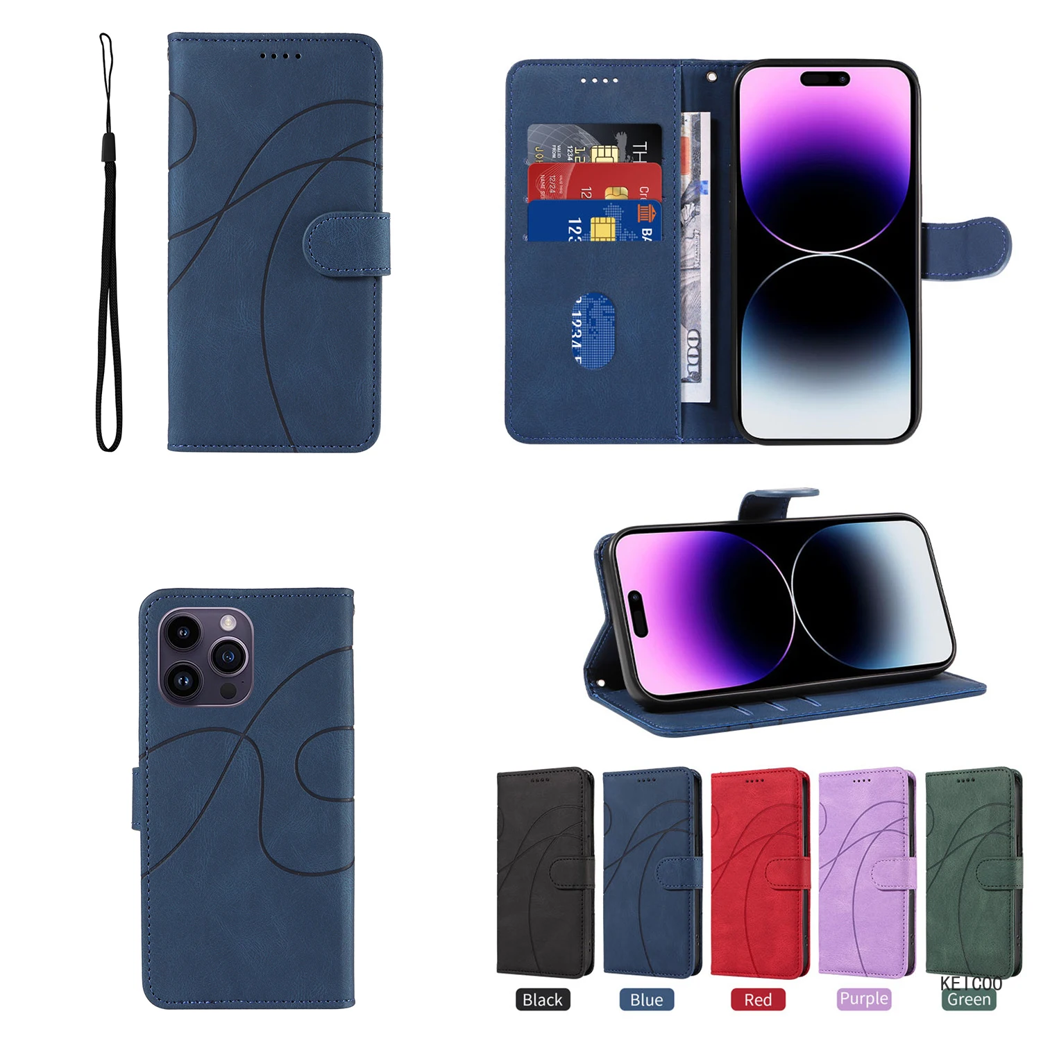 Magnetic Solid Color Covers for Huawei P10 P20 30 P8 P9 PSmart  Z Lite Pro P20Lite P20Pro P30Lite 2017 2019 Non-slip Cases