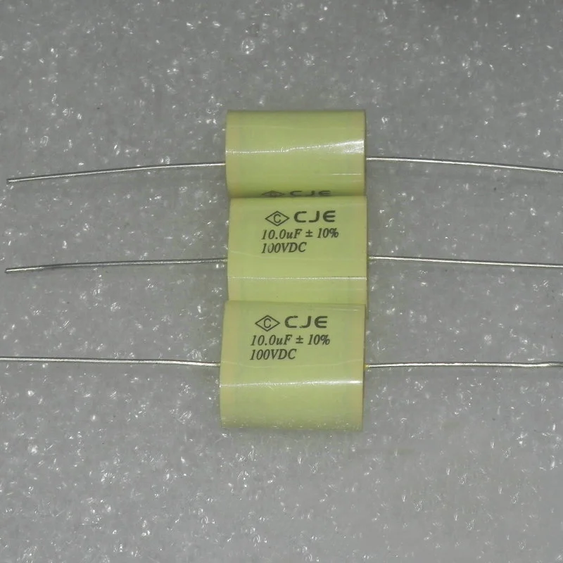 

5 шт. CJE 100v10uf 106K MKT 26X16X24 мм индивидуальный частотно-бездраговый индуктивный пленочный конденсатор