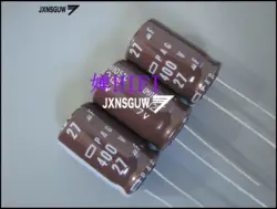 10PCS NIPPON PAG 400V27UF 12.5X20MM NCC Aluminum electrolytic capacitor 27UF/400V CHEMI-CON 105 degrees 27uF 400V