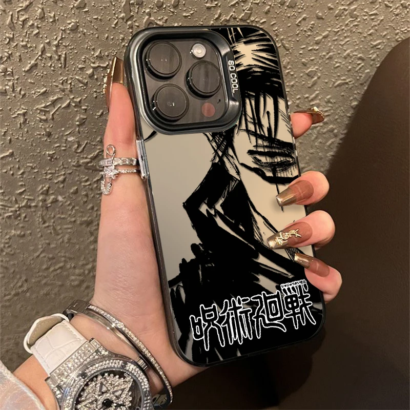 Jujutsu Kaisen Choso Anime For Apple iPhone 15 14 13 12 11 X XS XR 8 7 Pro Max Plus Matte Colored Silver Phone Case