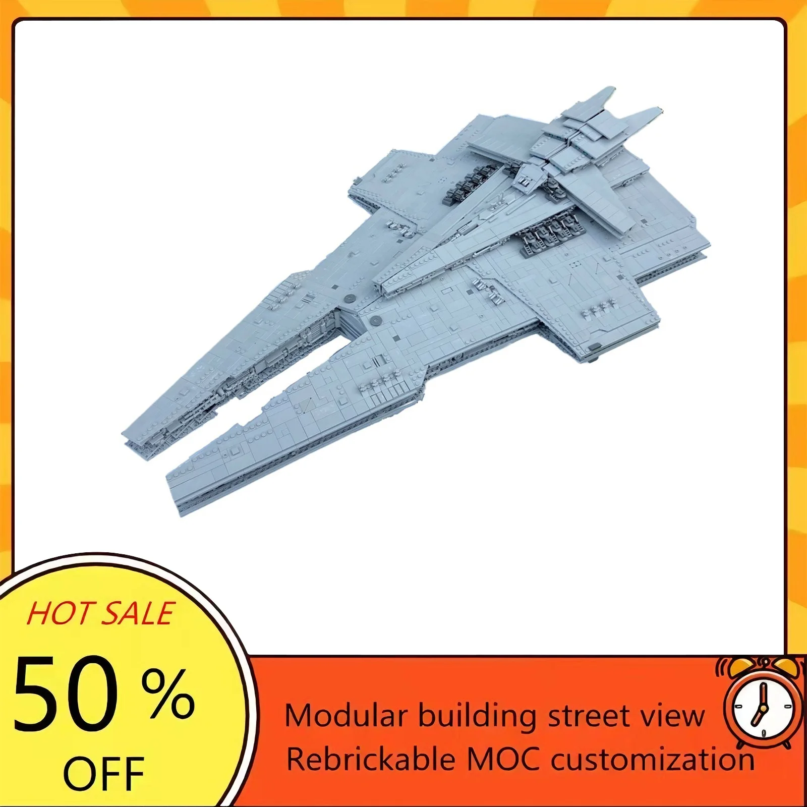 

Набор для сборки космического корабля из 6392 деталей, популярная модель по мотивам фильма «Звёздные войны», модульный конструктор, технологичный подарок, игрушка для детей на праздники