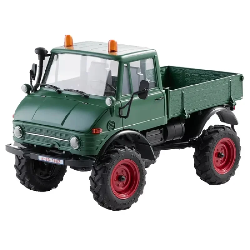 รถจำลอง Fms 1/24 Unimog Fcx ซีรีส์ ขับเคลื่อนสี่ล้อ ปรับความเร็วได้ ควบคุมด้วยรีโมทคอนโทรล ไฟฟ้า สำหรับการขับขี่แบบออฟโรด ปีนป่าย