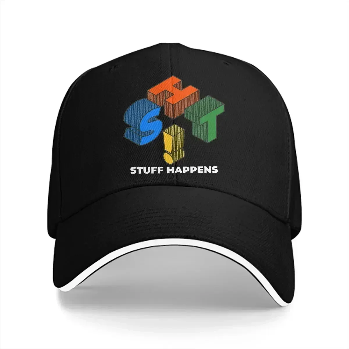 SHIT Stuff Happens Baseball Caps Peaked Cap Linux Operating System Sun Shade Hats For Men Women