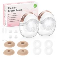 Hands-Free Breast Pump Electric Lightweight Breastpump with BPA-Free, Leak-proof, 3 Modes & 12 Levels,17/19/21/24 mm Flange