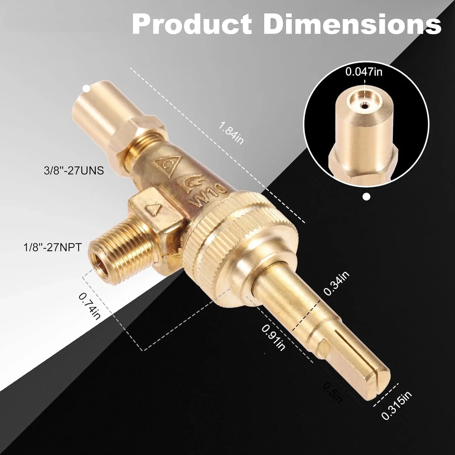 1set Propane Gas Control Valve 0.047\