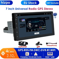 Hizpo Car Radio for VW Nissan Hyundai Toyota Audio Multimedia Player CarPlay Android Auto GPS Bluetooth WIFI FM RDS Autoradio