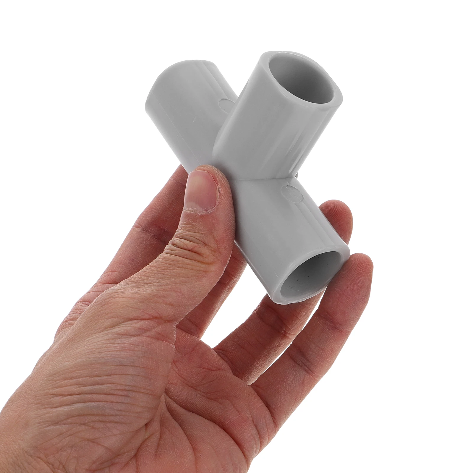 4 個の Pvc 継手パイプフェンスアクセサリーエルボサイドアウトレットティービルディング家具継手温室 Pvc Pe パイプコネクタ