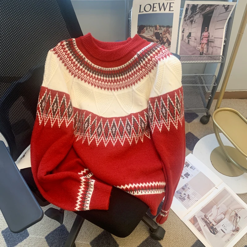 

Новинка,европейская,одежда,Свободный,Свитер,шикарный,Сексуальный,О-образный вырез,Мультфильм,Рождество,Цветные блоки,Женский,Длинный рукав,Длинный рукав,Джемпер,Топы,90