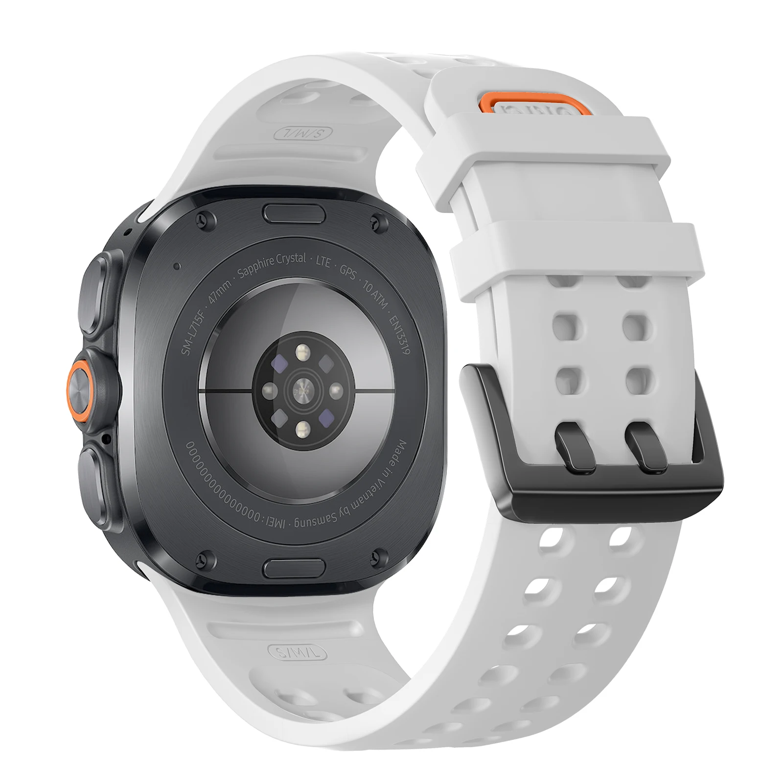 Originalarmband für Samsung Galaxy Watch Ultra 47mm Zubehör Marine Silikon Sportarmband Correa Galaxy Watch Ultra 2025 Band