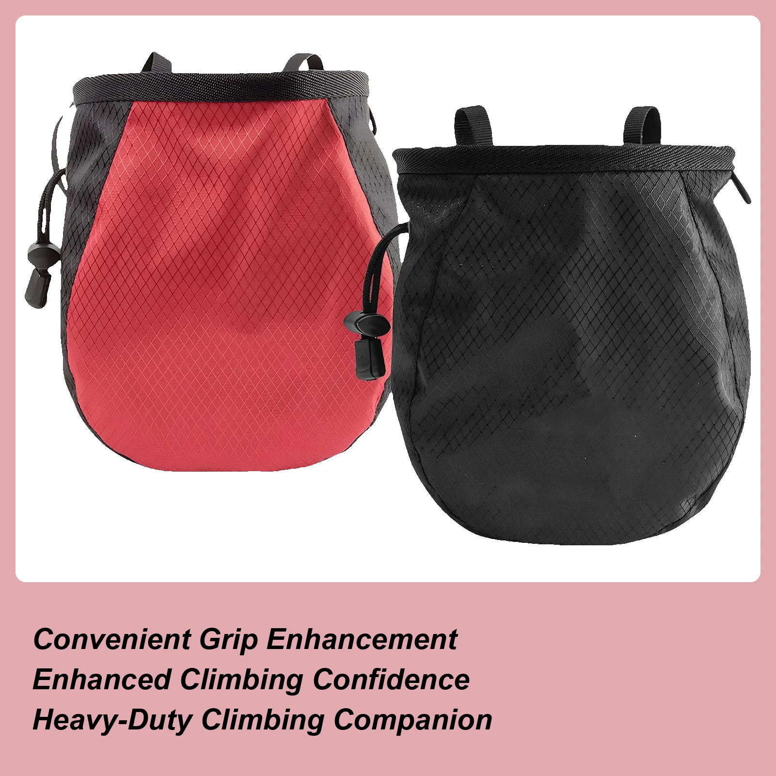 حقيبة خصر الطباشير لتسلق الصخور مقاومة للماء ومضادة للتسرب ومحمولة وقابلة للتعديل في الهواء الطلق حقيبة الطباشير المتسلق