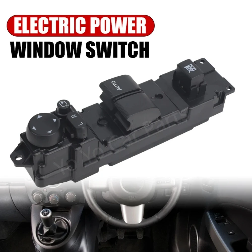 Interruptor Elétrico Principal de Vidro Automático RHD 10+11 pinos para Mazda 2 2008 DF80-66-350A DF8066350A Acessórios de Reposição Automotiva