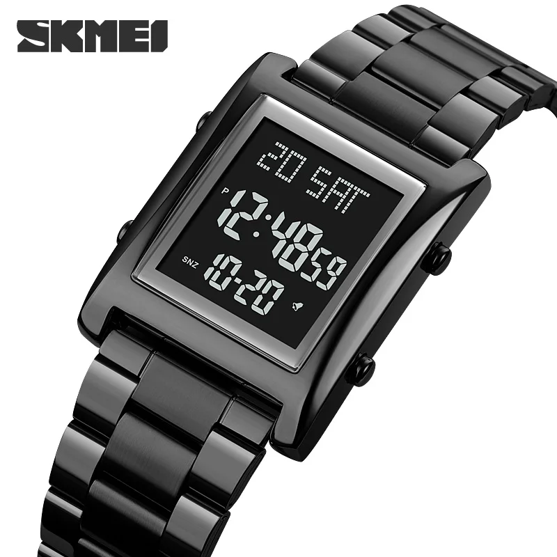 SKMEI Mens Watches Fashion LED Men Digital Wristwatch Chrono Count Down Alarm Hour For Mens reloj hombre 1812 montre homme