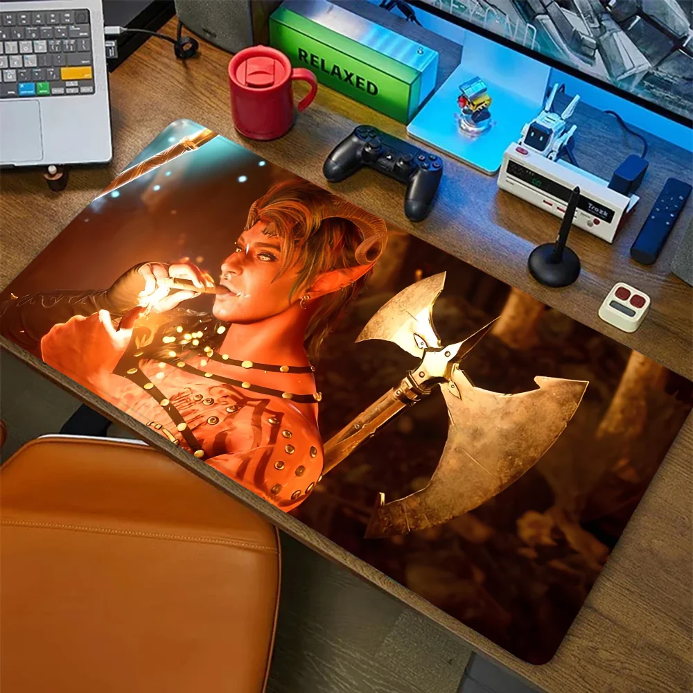 B-Baldurs Gate 3 Mousepad Mousepad New Arrivals Large Gaming Mousepad L XL XXL Gamer Mouse Pad Size For Keyboards Mat