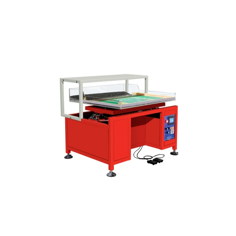 Large Automatic Rhinestone Shaking Fixing Machine Cost-Effective High Speed Brushing Pattern Maker for Bags Leather