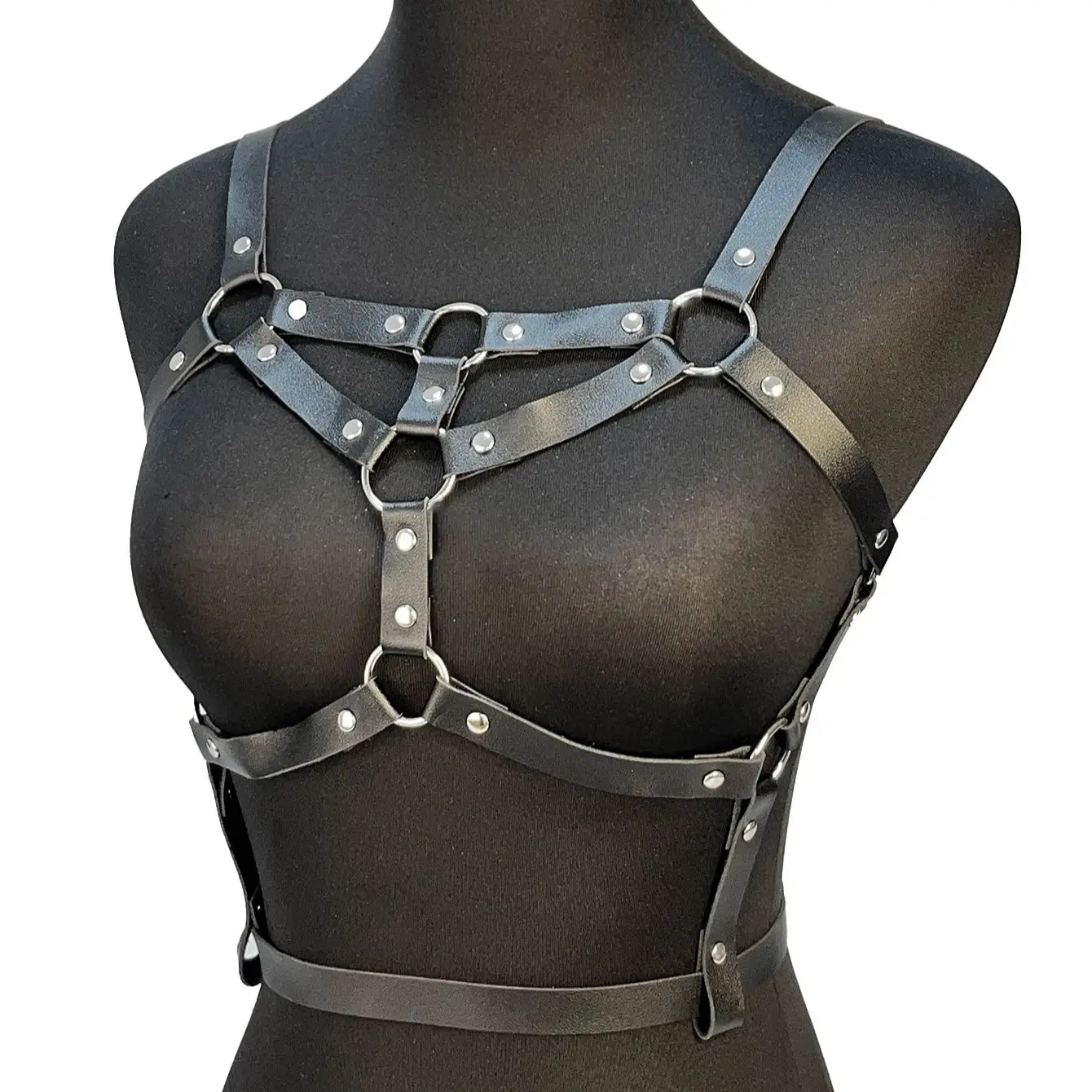 Fashionable and Sexy Leather Straps with Adjustable Body Restraints for Daily Wear, Party and Holiday Sexy Clothing Accessories