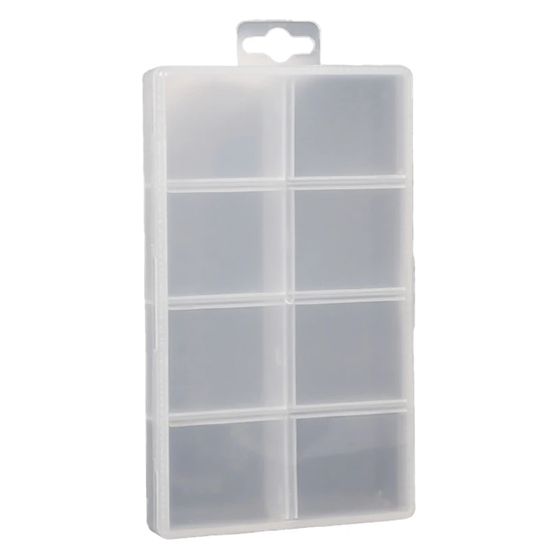 Hardware Box with Dividers Compartments, Small Parts Plastic Screw Store Hardware