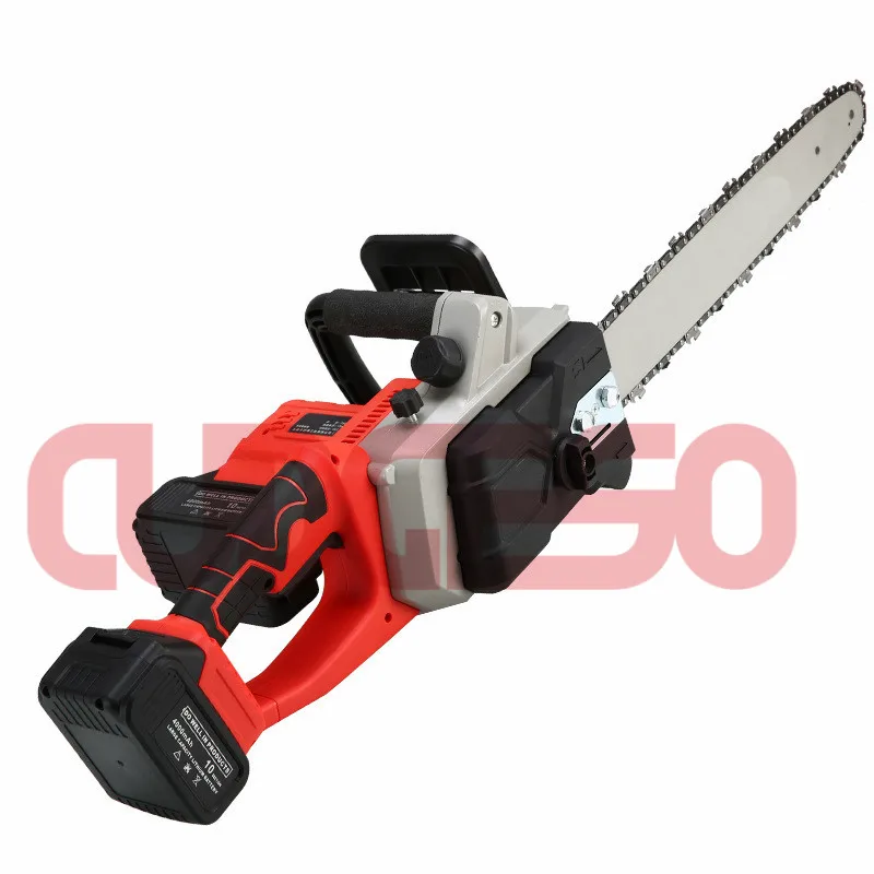 16 inch Electric Chainsaw Tree Trimming Wood Cutting Lithium Battery Electric Power Saw Rechargeable Cordless Power Chain Saw