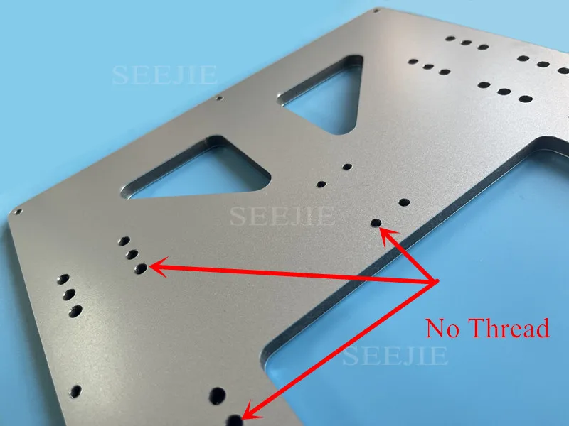 Anet A8 A6 3D Printer Upgrade 6mm Aluminum Composite Plate HEATED BED SUPPORT  Y-Carriage Upgrade Plate Drylin RJ4JP-01-08