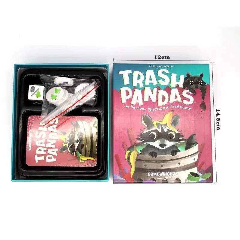 Trash Pandas Board Game Party Family Strategy Game Interesting Card Games