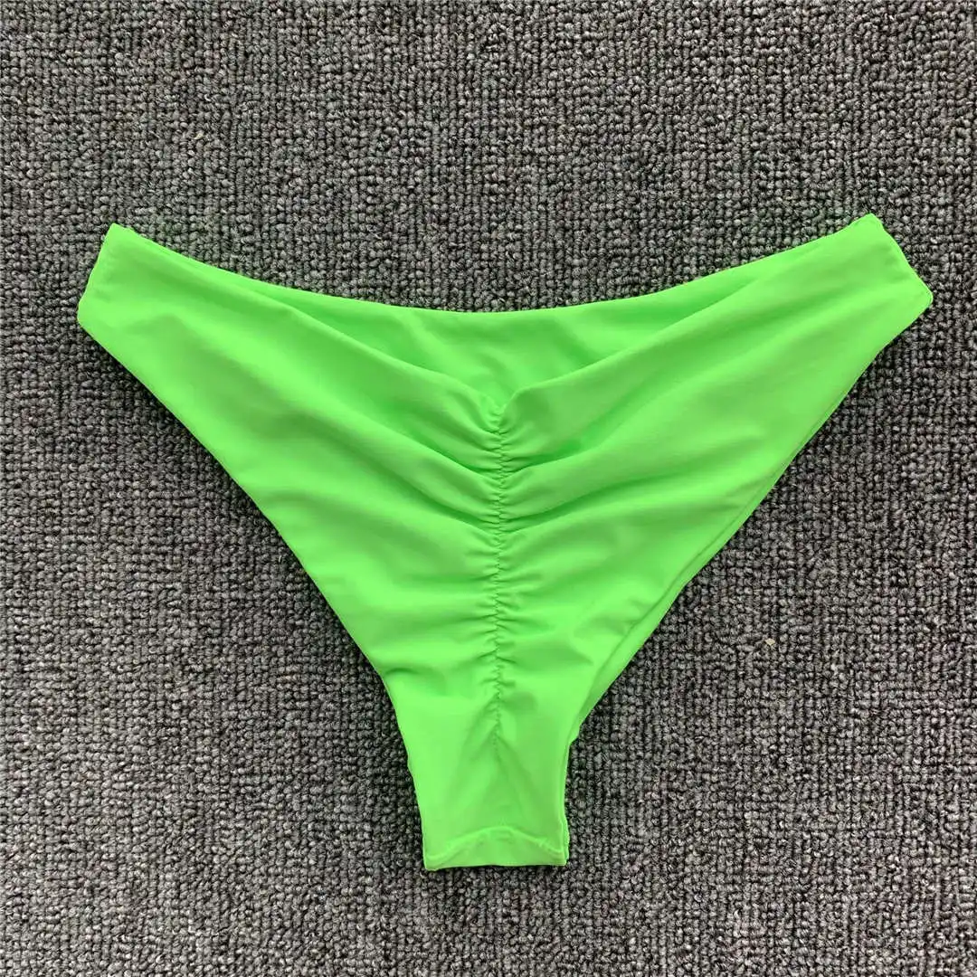 2026 Rüschen-Bikini Damen-Badeanzug Zweiteiliger Bikini-Set mit mittelhohem Bund Badebekleidung für Damen V2358 – Detail 21