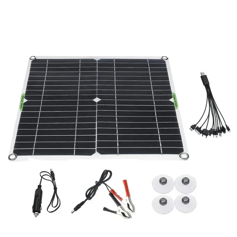 12V Charger 200W Solar Panel Kit with 100A Controller Caravan Boat Solars Power System Battery for Home Outdoor Camping Parts
