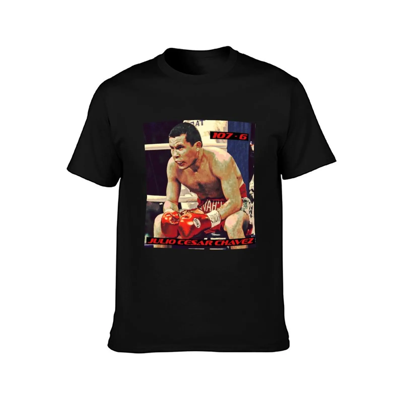 Julio Cesar Chavez T-Shirt Summer Casual Cotton Tee Oversized Streetwear Tops Vintage Graphic Print Loose Fit Short Sleeve
